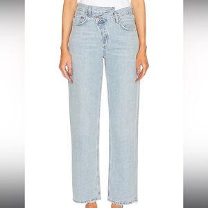 AGOLDE Criss Cross Denim Jeans